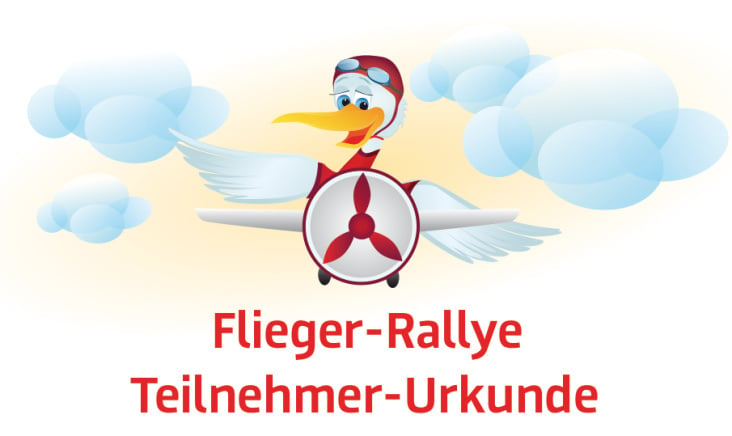 Gestaltung und Illustration „Flieger Rallye“