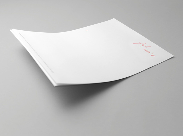 Briefpapier für Atelier Agi