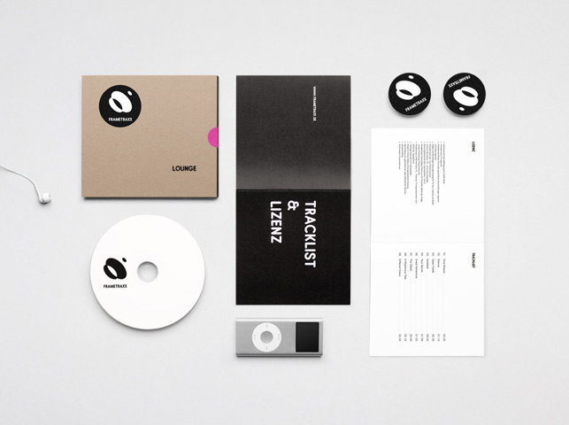 Corporate Identity Für Frametraxx: Aufkleber, CD, CD-Sleeve, Booklet