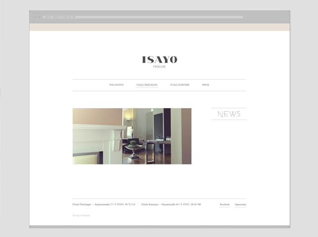 Website für Isayo Friseure