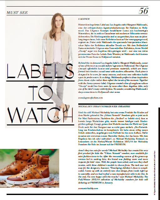 Clipping Bild Michalsky Kids Sneakers, Fashion Week Magazin