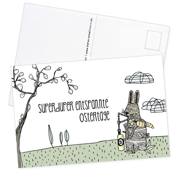 Ostergruß Postkarte 2014 für Kunden und Freunde