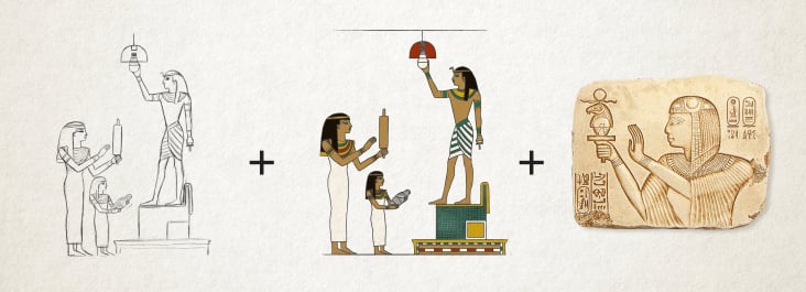 Making of Egyptian visual