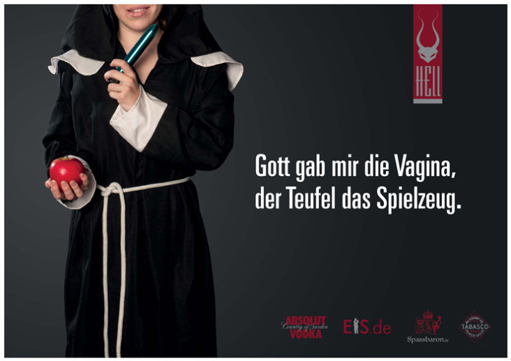 Plakat 4 zur Vermarktung der Hölle, „Hell“, als Bewusstseinserweiternde Kampagne – Projektarbeit.