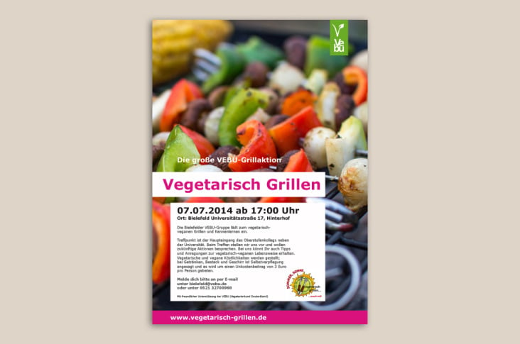 Template für den vegetarischen Stammtisch