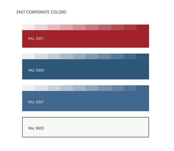 „Enit“ – Corporate Design im Detail (Farben)