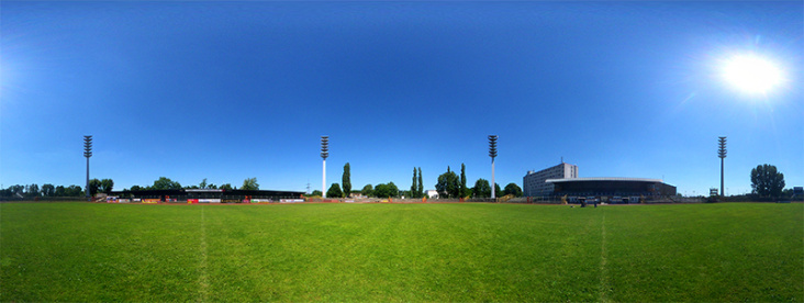 Stadion, Brandenburg an der Havel, 360° Panorama