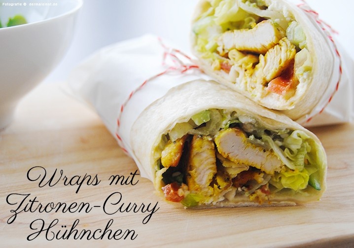 Gesunde und schnelle Wraps