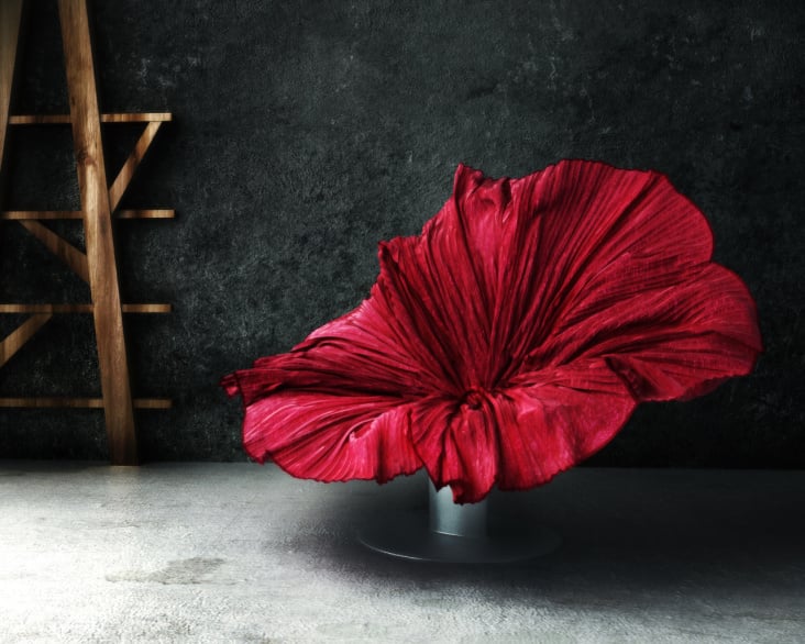 STILLLEBEN „Armchair flower“  Erstellt mit 3ds Max, V-ray, Photoshop