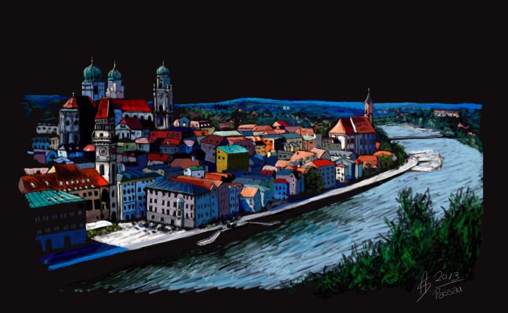 Digital Painting – Passau