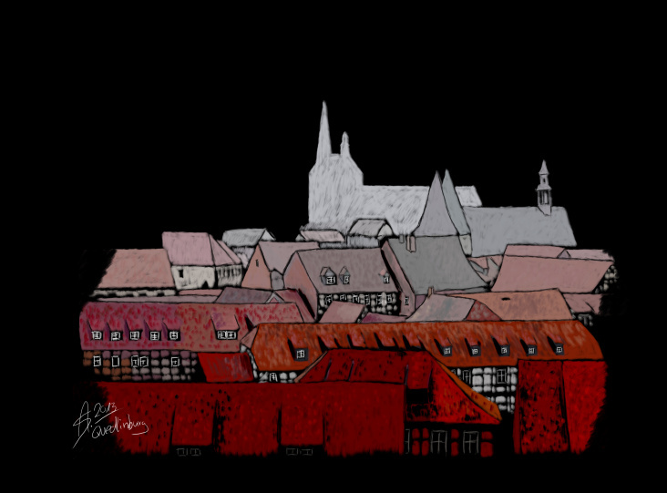 Digital Painting – Quedlinburg
