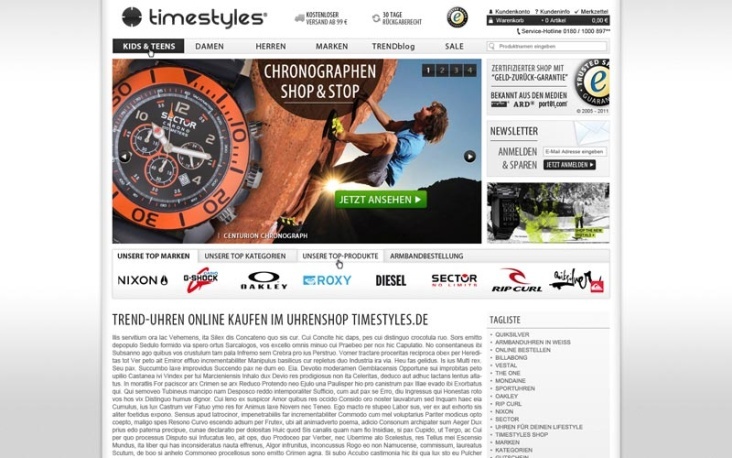 timestyles // Webdesign