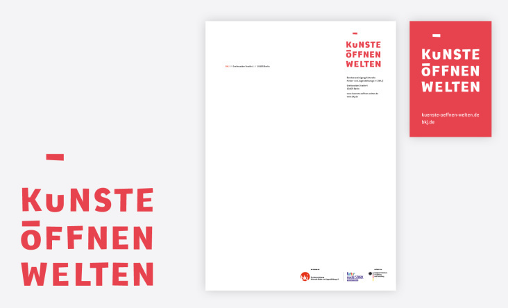 Künste Öffnen Welten Corporate Design