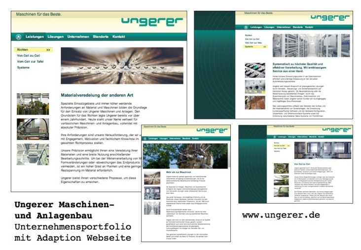 UNGERER AG – UNTERNEHMENSPORTFOLIO