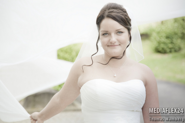 Hochzeit-Portrait Outdoor