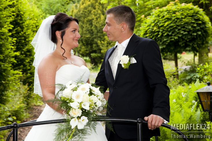 Hochzeit-Portrait Outdoor