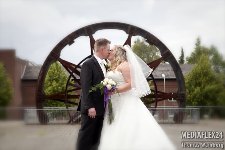 Hochzeit-Portrait Outdoor