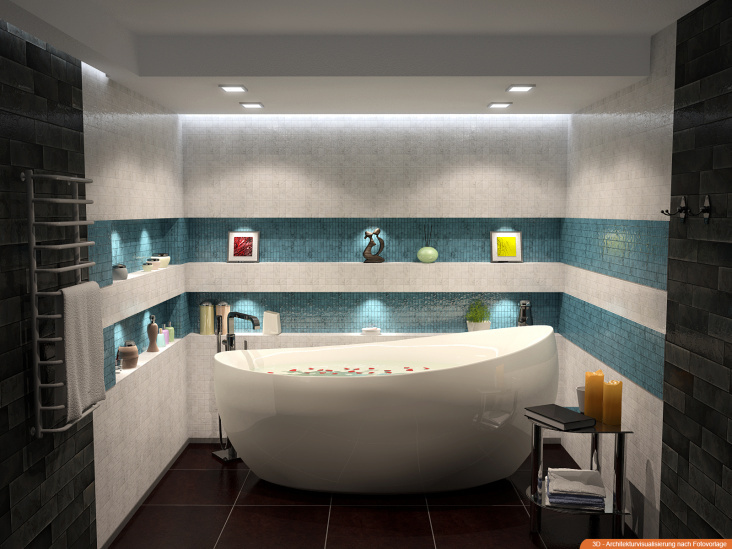 3D Architekturvisualisierung – Badezimmer