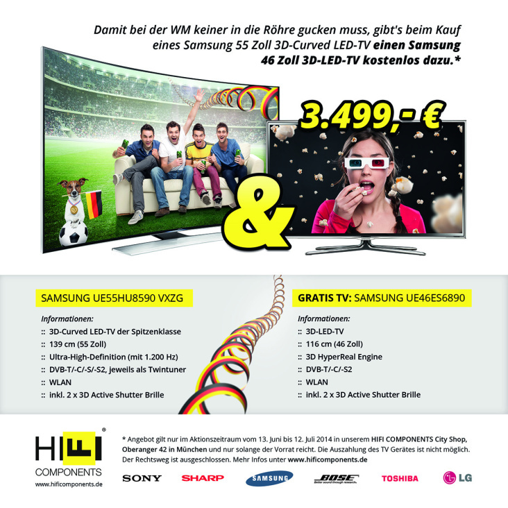 HiFi-Components – Flyer zur Fußball-WM 2014 (Rückseite)