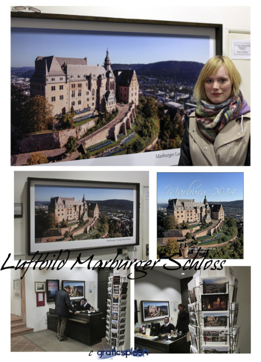 Luftbild Marburger Schloss