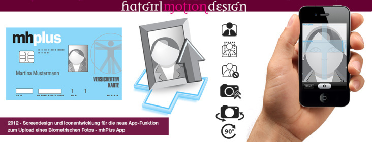 Illustration Icondesign biometrisches-Foto