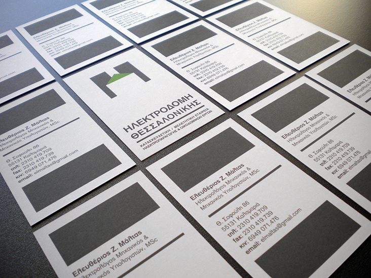 Corporate identity for a green power construction company, Electrodomi