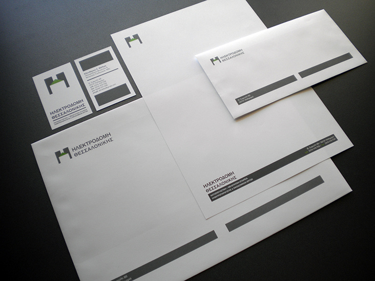 Corporate identity for a green power construction company, Electrodomi