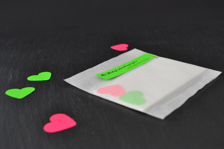 Hochzeits-Papeterie | Taschentücher | neon | pink & grün