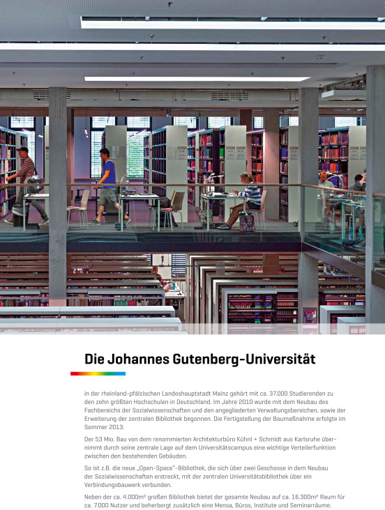 Luxwerk Projektbericht Unibibliothek Mainz 09 2013-2