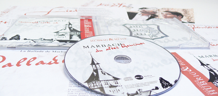inlay-, cover- und cd-label-design für do-q-media / hubrig&heise