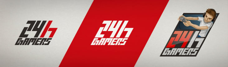 Logo-Design für das Gamingportal 24h-gamers.de