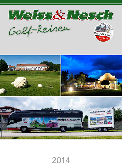 Weiss&Nesch Golfreisen Katalog 2014