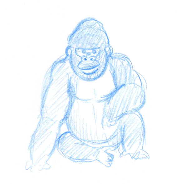 Gorilla Entwurf für App