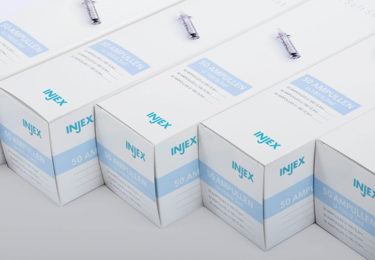 INJEX Ampouls packaging