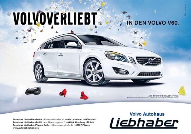 Volvo Autohaus Liebhaber – Print/Webanzeige