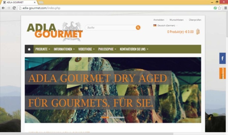 Adla Gourmet – Webdesign/E-Commerce