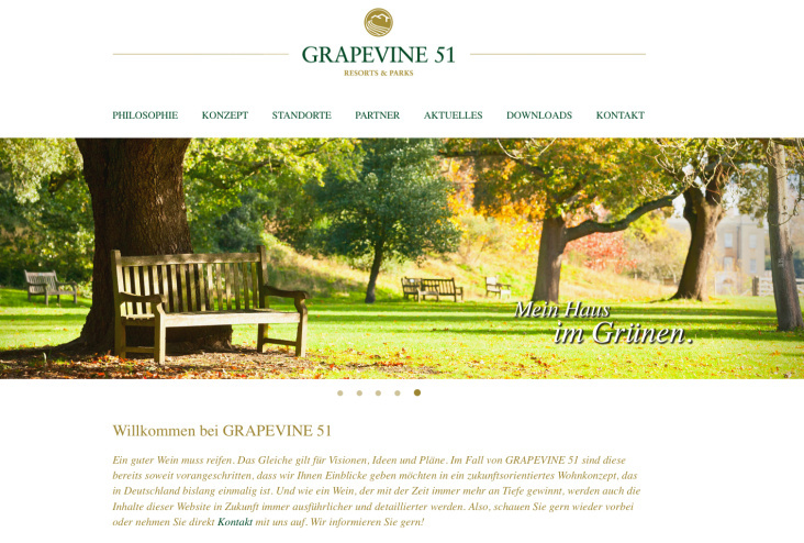 GRAPEVINE 51: Erstauftritt für das „zweite Zuhause“.  Ferienimmobilien für besondere Ansprüche – und eine besondere Zielgruppe.