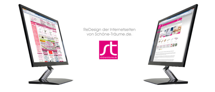 Redesign Onlineshop schoene-traeume.de