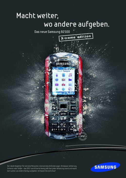 Projekt: Kampagne Samsung B2100 • Agentur: Hello AG