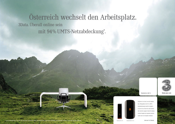 Projekt: B2B Anzeige, Hutchison 3 Austria • Kunde: Hello AG