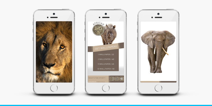 Design und Entwicklung eines Mobile Charity App zum Schutz bedrohter Tierarten.