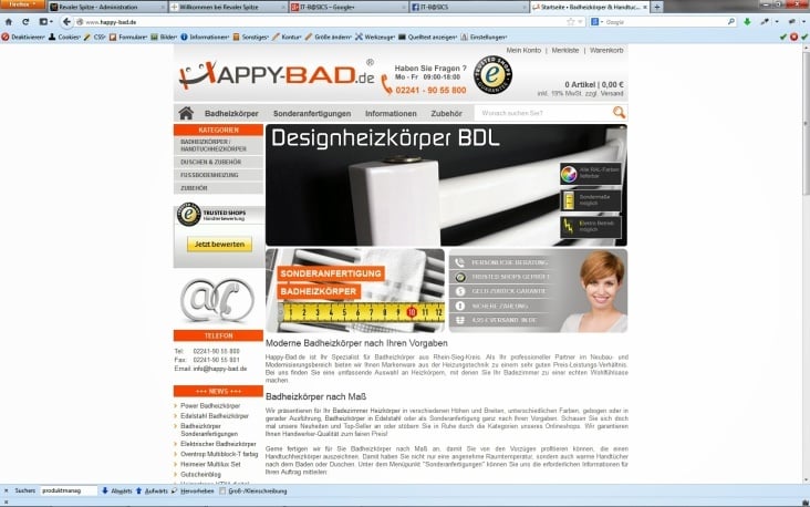 Webshop Happy Bad