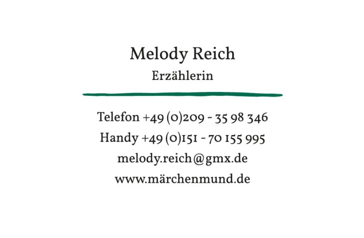 Melody Reich • Märchenerzählerin