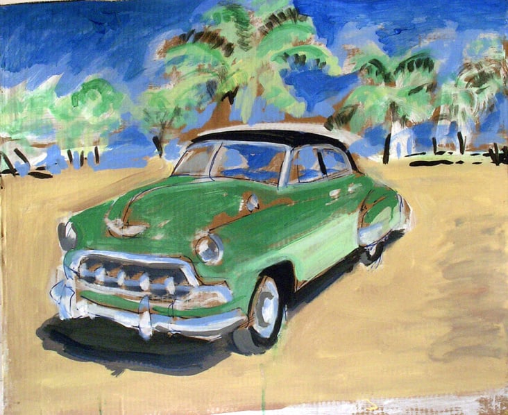 Chevy 58er, Cuba beach