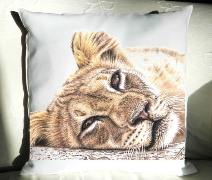 Kissen 40×40 cm „Der Löwe“