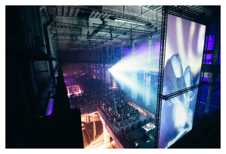 View of Kraftwerk during performance   Photo by CAMILLE BLAKE