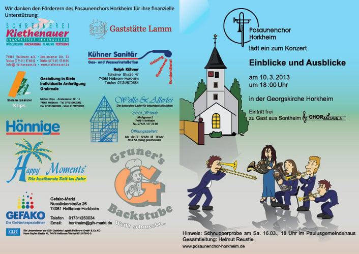 Posaunenchor Flyer 1