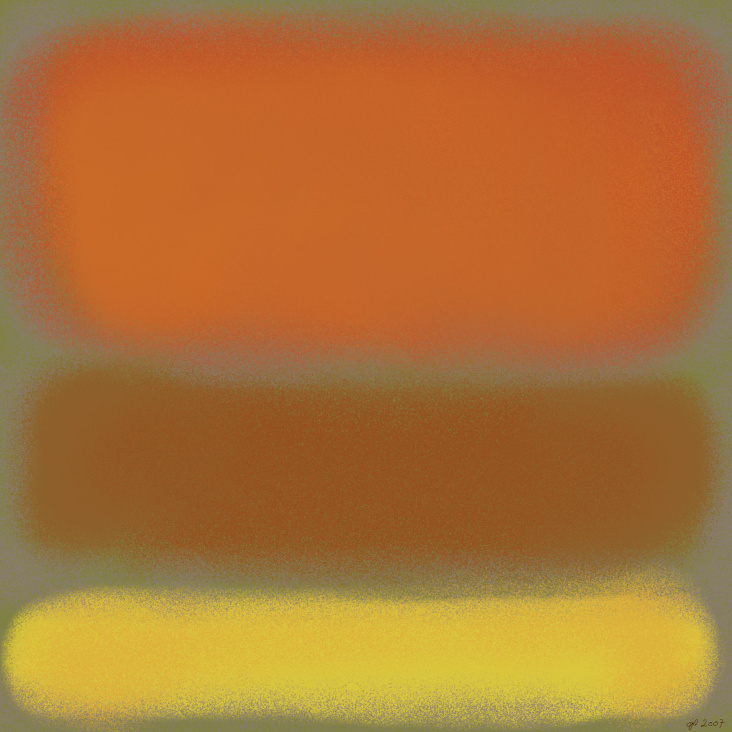 Rothko-Stil mit Painter, von mir signiert…