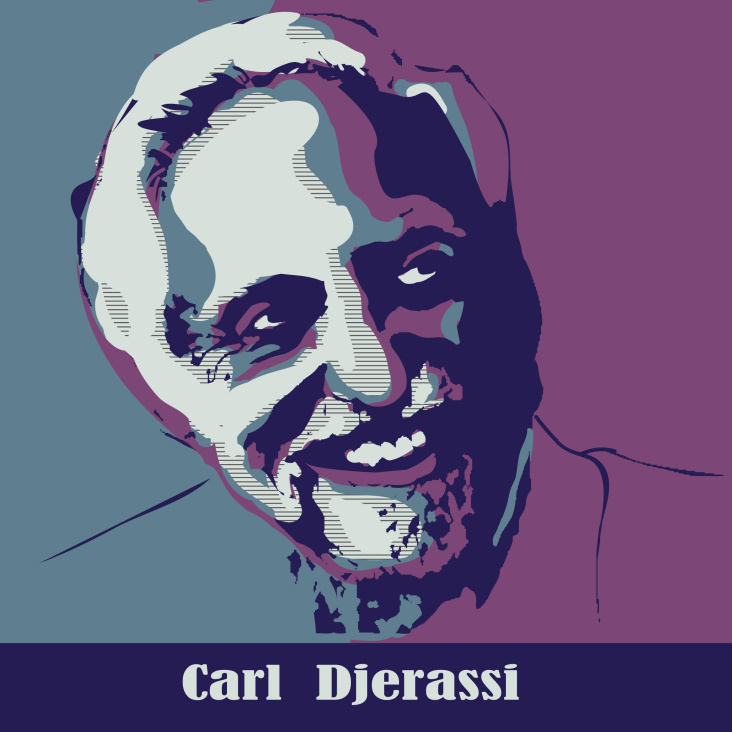 Carl Djerassi, die „Mutter“ der Pille. Heute über neunzig.