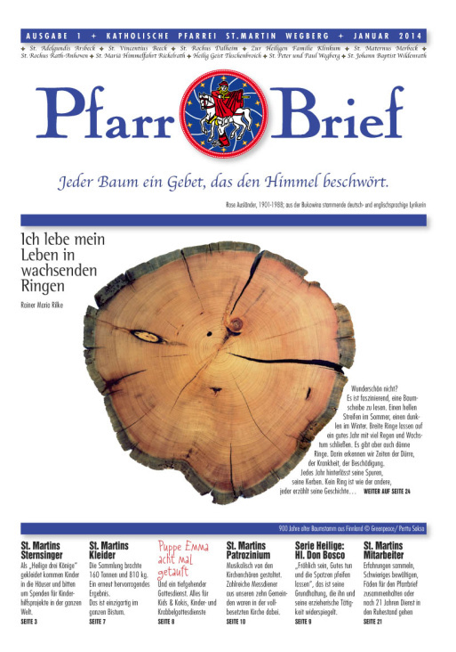 Pfarrbrief St. Martin Wegberg Januar 2014